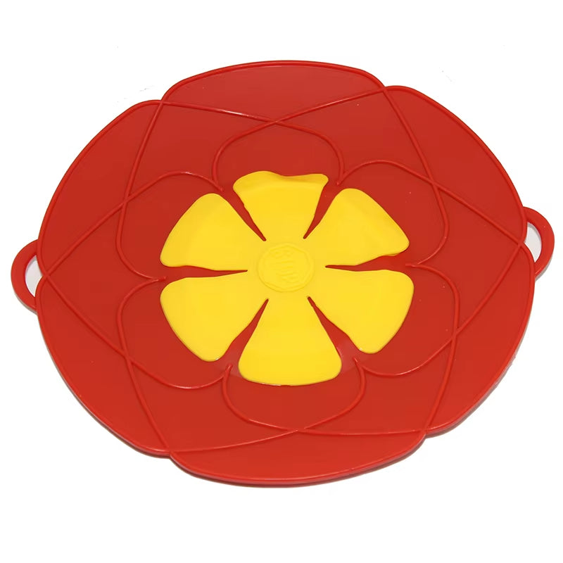 Multi-Function Silicone Lid Spill Stopper Cover for Pot Pan Kitchen Accessories Cooking Tools Flower Cookware Home Kitchen